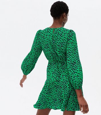 turquoise tea dress