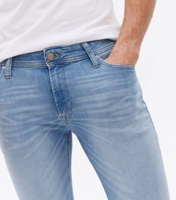 Men's Jack & Jones Blue Skinny Jeans New Look