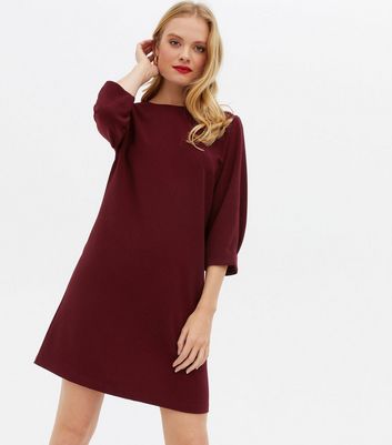 Burgundy tunic shop dress