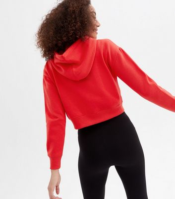 new look red hoodie