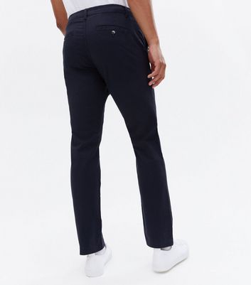 Navy Slim Fit Chinos | New Look