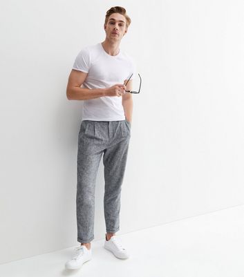SEVENTH COLLECTION Double Pleated Tapered Trouser in Grey | Fear of God