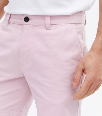 pink slim fit chinos