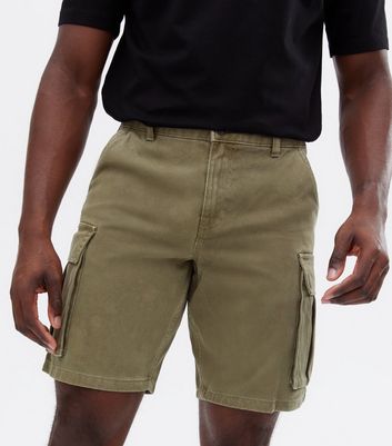 Khaki Cargo Relaxed Fit Shorts | New Look
