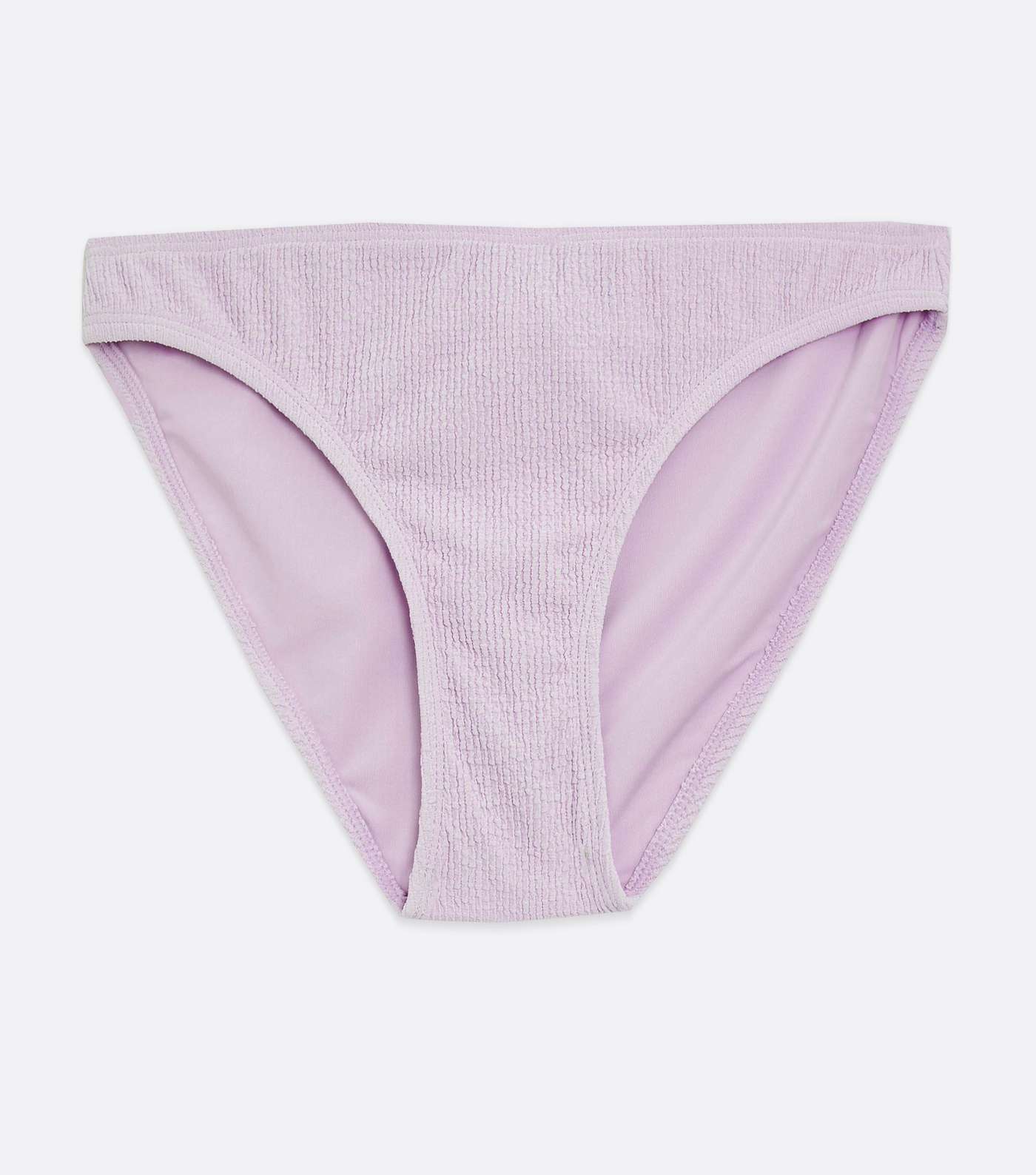 Lilac Textured Hipster Bikini Bottoms Image 5