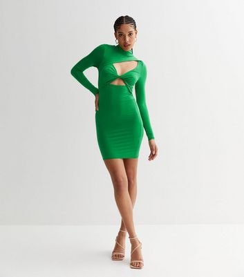 new look high neck dress