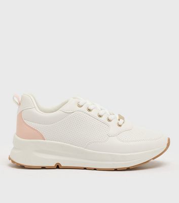 colour block chunky trainers