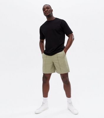 Relaxed fit 2025 khaki shorts