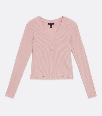 Pale pink ladies on sale cardigan