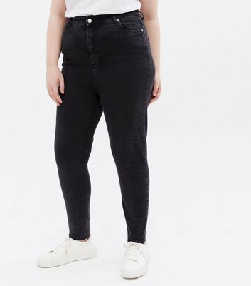 Curves Black High Waist Ashleigh Skinny 