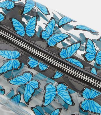 Y2K Aesthetic Denim Butterfly Handbag - Standard / Blue