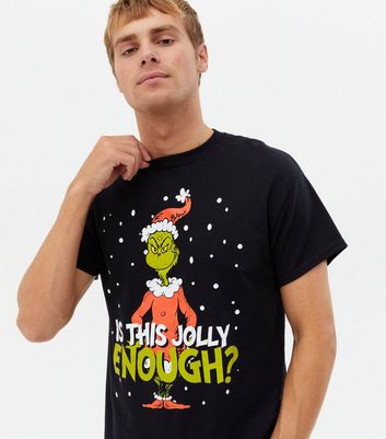 Black Christmas Grinch Logo T-Shirt 