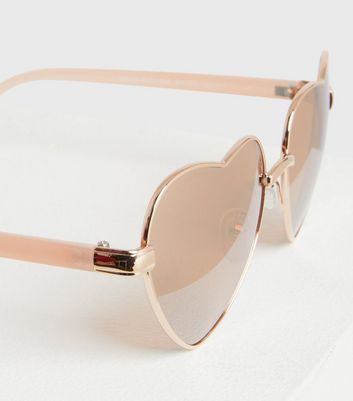 Heart Sunglasses with Rhinestones | Ardene