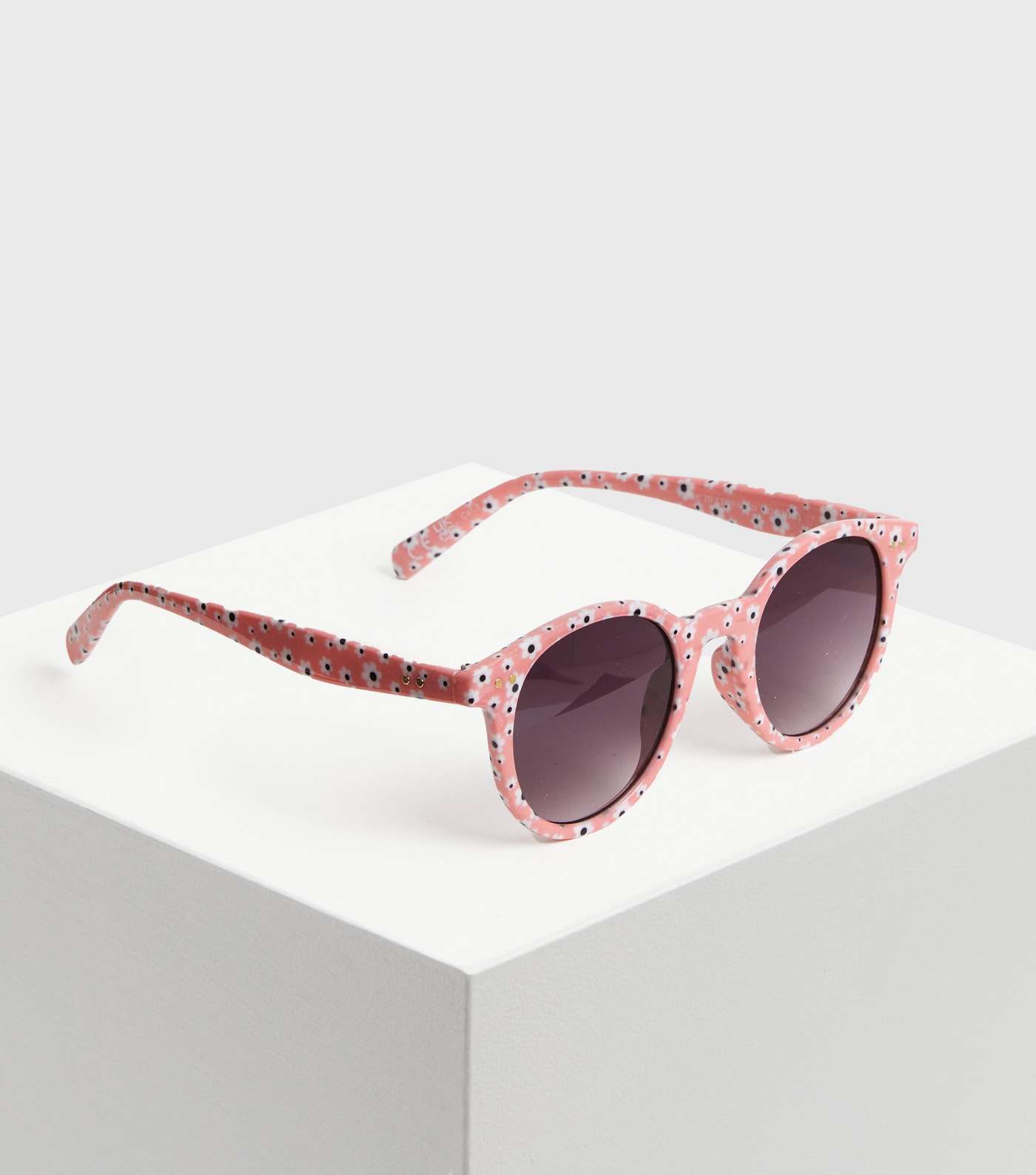 Girls Pink Floral Sunglasses Image 2