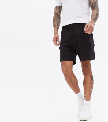 Cargo shorts 2025 men black