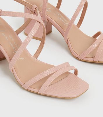 New look pink sandals shops