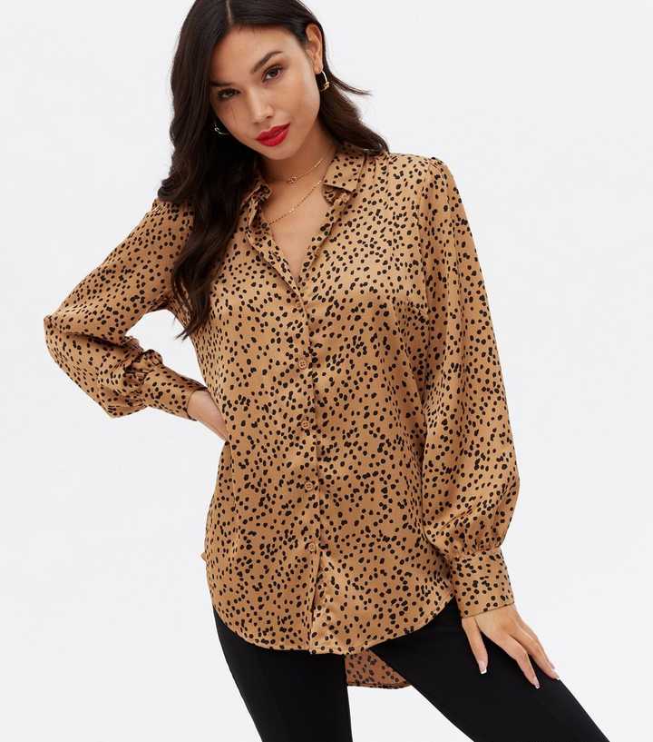 animal print shirt new look