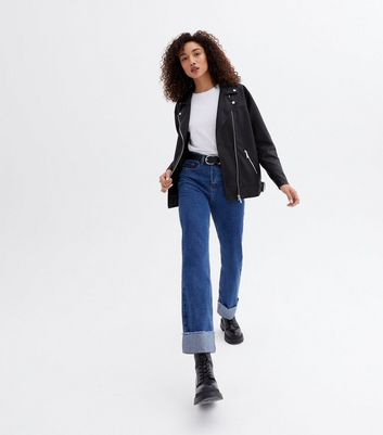 oversize biker jacket