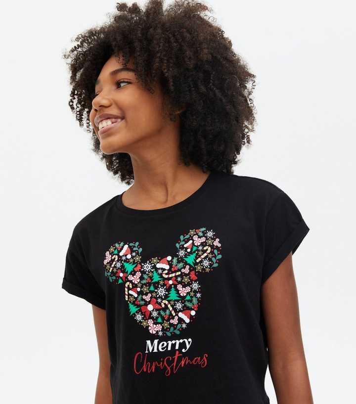 mickey mouse christmas tee shirts