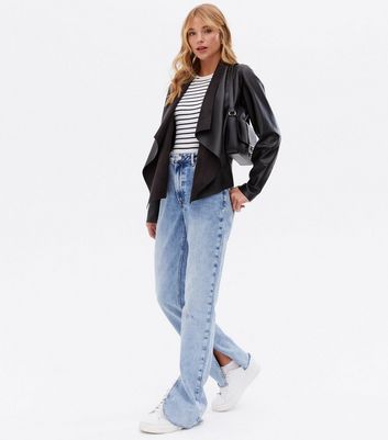 Suedette Zip Waterfall Jacket 