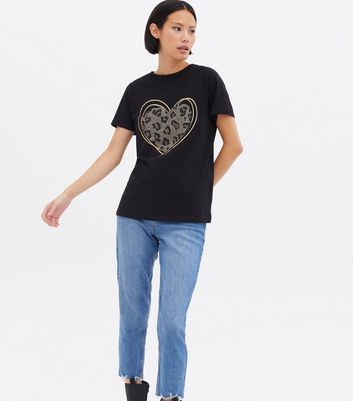 metallic leopard shirt