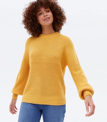 mustard jumper new look