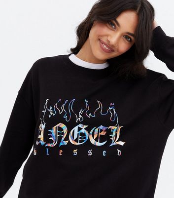 sweatshirt with flames