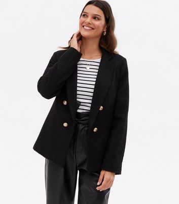 New look shop black blazer jacket