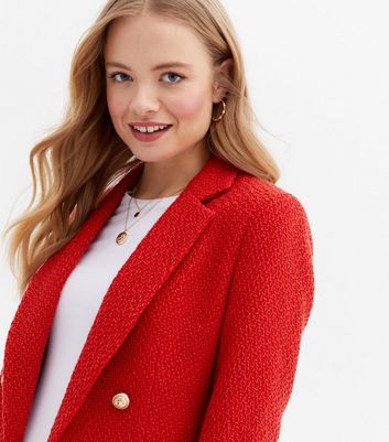 River island hot sale red blazer