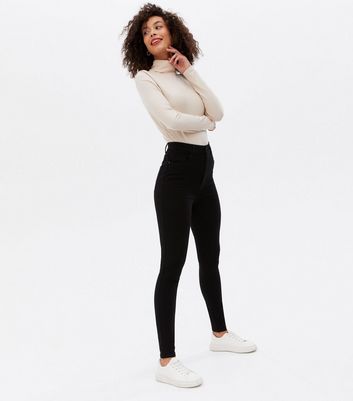 Tall Black Lift & Shape Jenna Skinny Jeans | New Look
