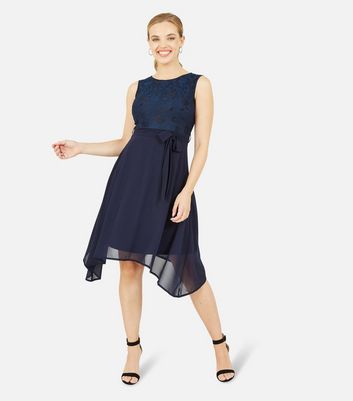 Mela high low clearance dress