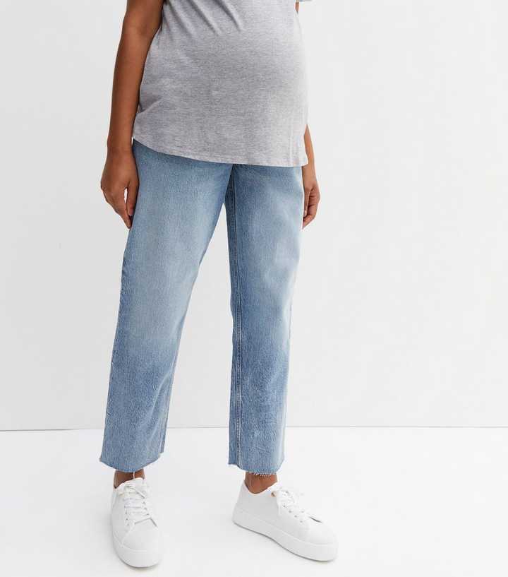 Straight Jeans Asos White Maternity Jeans Maternity Bright Blue