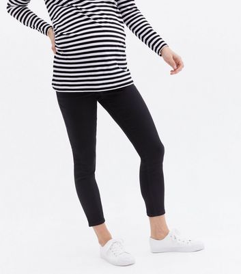 Maternity Petite Black Under Bump 'Lift 