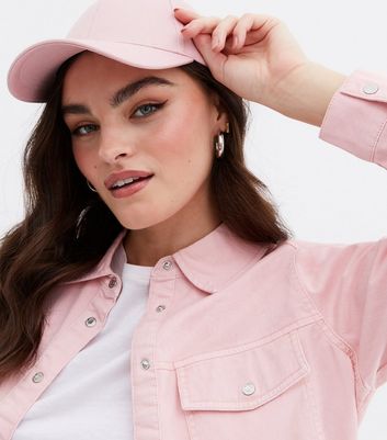 2 Pack Pink and Black Caps | New Look