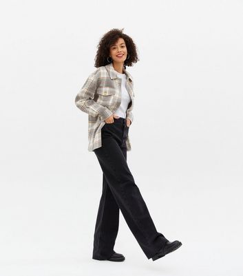 Tall Black High Waist Adalae Wide Leg 