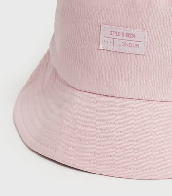 pink balenciaga bucket hat