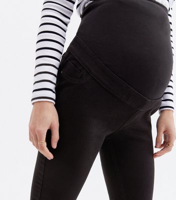 Maternity Black Over Bump Lift & Shape Emilee Jeggings, New Look