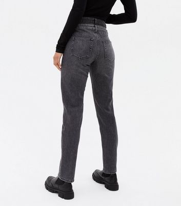 grey jeans womens straight leg