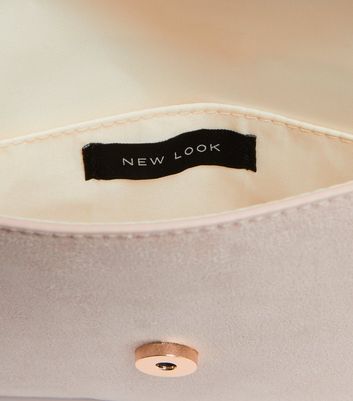 cream clutch bag new look