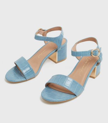 New look pale blue 2024 sandals