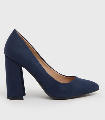 Block 2024 navy heels