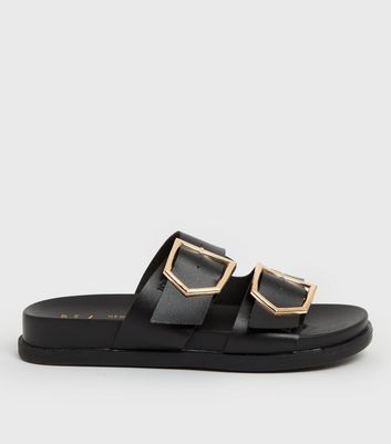 black buckle slides
