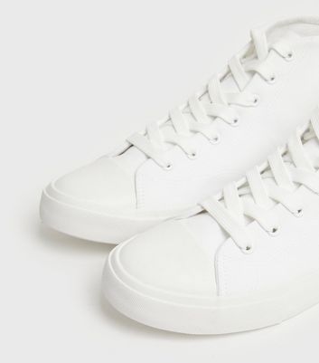 Mens white canvas outlet sneakers