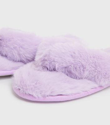 cheap fur slippers