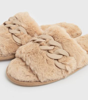 fur chain sliders