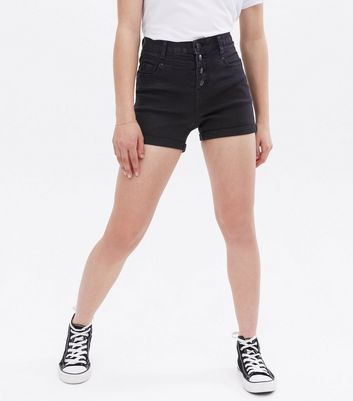 Girls black 2024 jean shorts