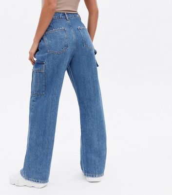 blue utility jeans