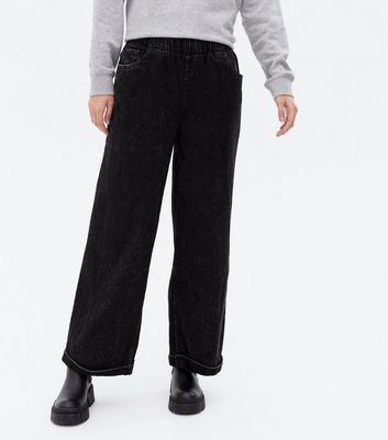 wide leg relaxed jeans