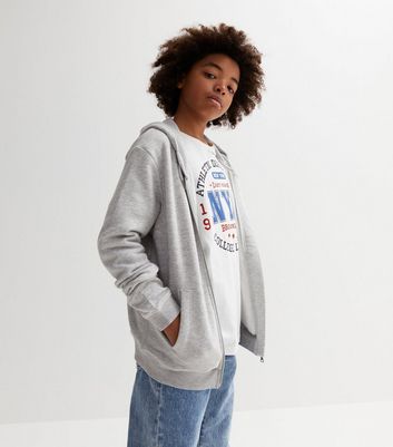 Boys clearance grey hoodie