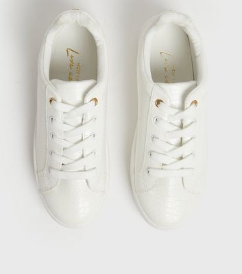 Click to view product details and reviews for White Faux Croc Chunky Trainers New Look Vegan. Click to view product details and reviews for White Faux Croc Chunky Trainers New Look Vegan.